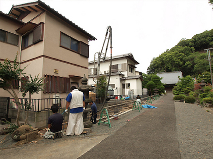 基礎配筋型枠完了→生コン打ち