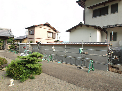 瓦葺作業